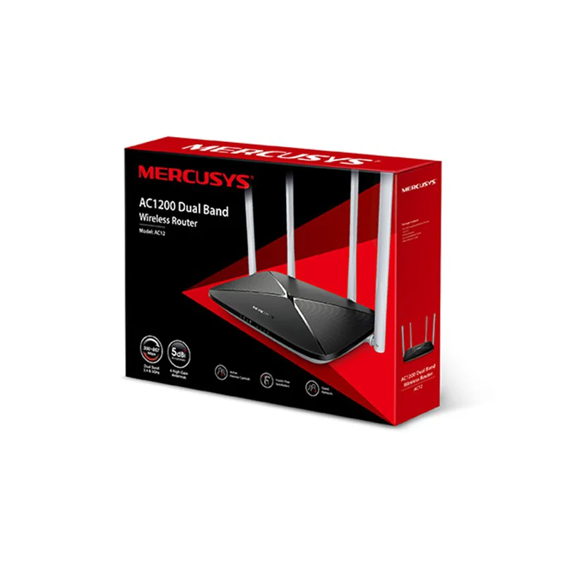 AC1200 Çift Bant Kablosuz Router - 1200Mbps Hız, 4 Harici Anten, 802.11ac Wi-Fi, 5GHz+2.4GHz Dual Band Fiyatı, Yorumları ve Özellikleri