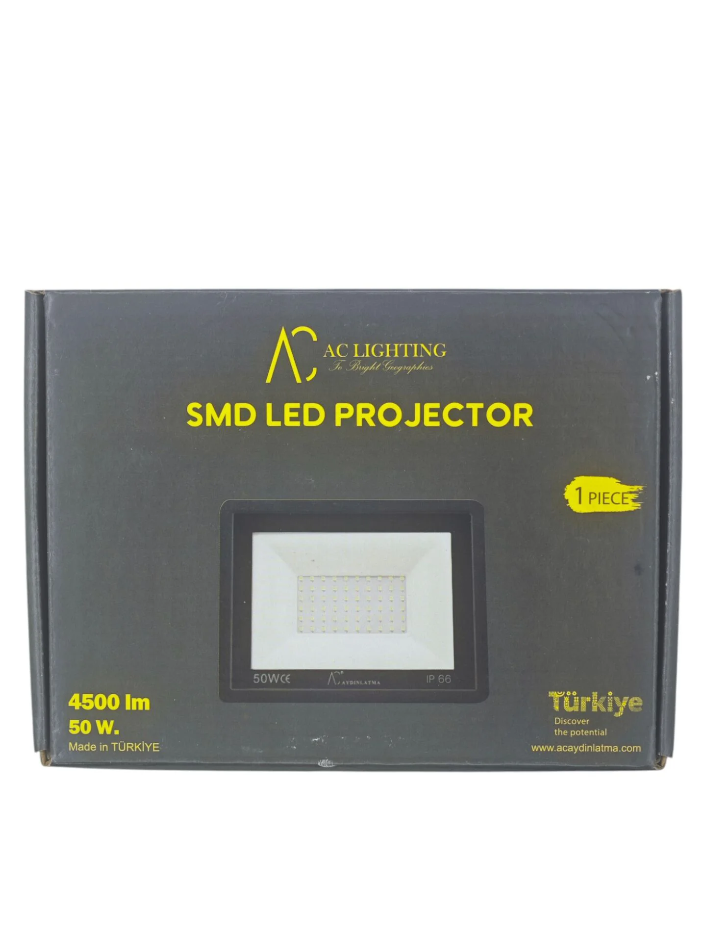 AC4880   AC 50W SMD Led Tablet Prejektör - 6500K