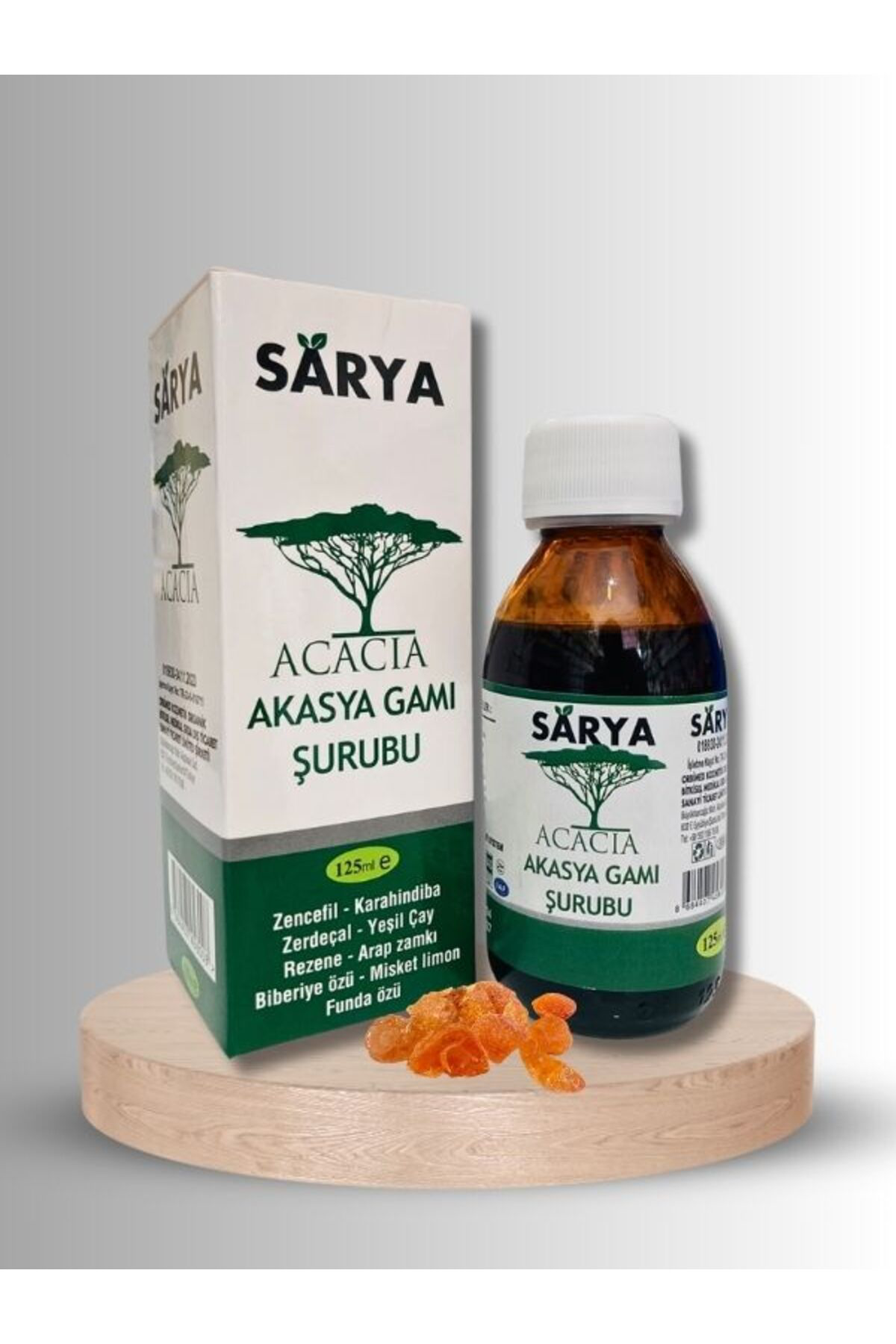 Acacıa Akasya Gamı Şurubu Akasya Şurubu 125 ML