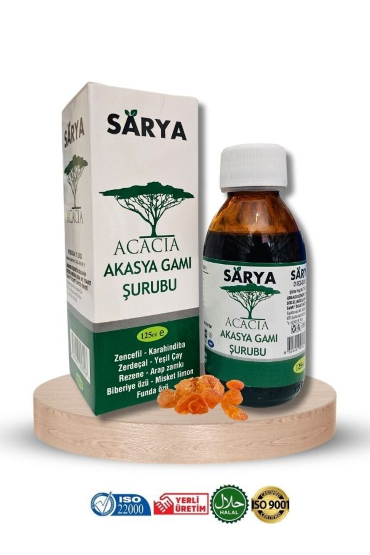 Acacıa Akasya Gamı Şurubu Akasya Şurubu 125 ML