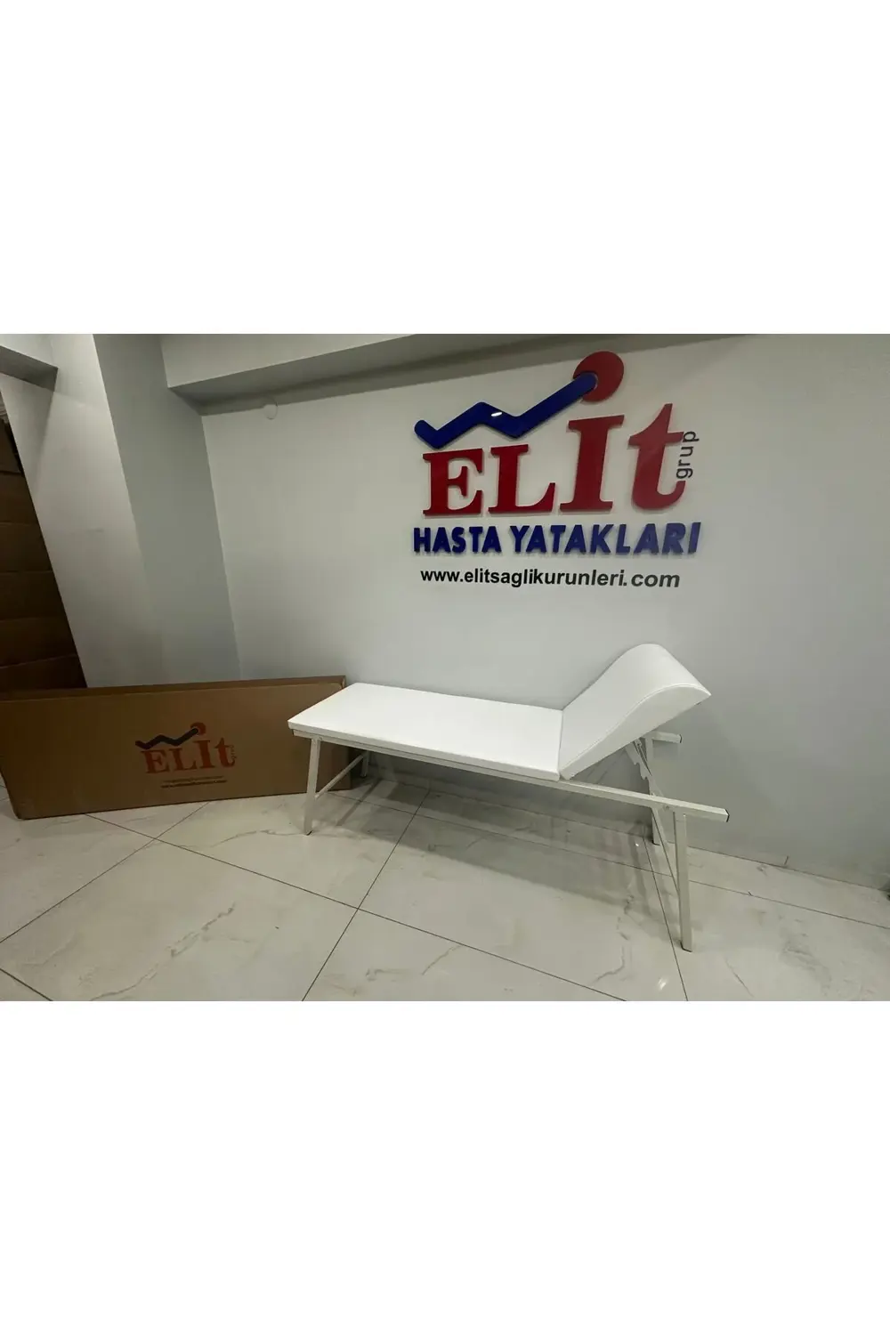 AcarLAB - Muayene Masası -ayakları Katlanabilir Hasta Sedyesi - G