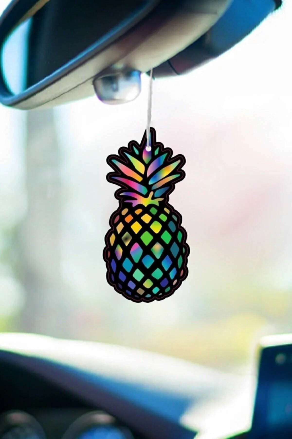 Accessories Ananas Desenli Parfüm Esanslı Baskılı Ipli Dekoratif 