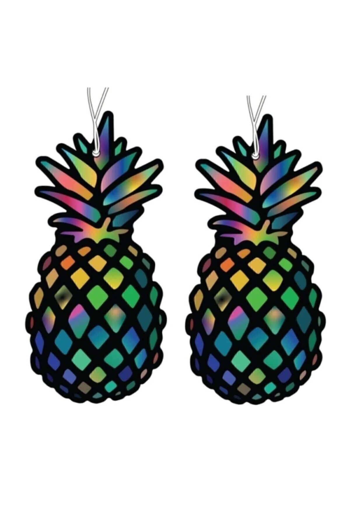 Accessories Ananas Desenli Parfüm Esanslı Baskılı Ipli Dekoratif 