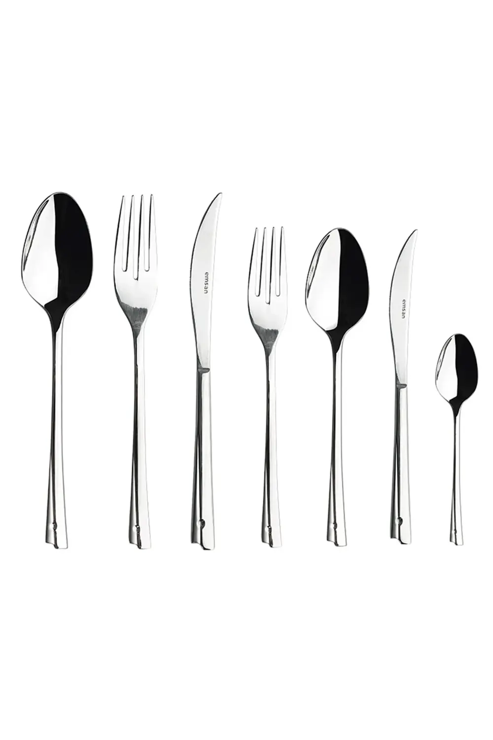 Accura 84 Parça 12 Kişilik Lüks Kutulu Çatal Kaşık Bıçak Seti