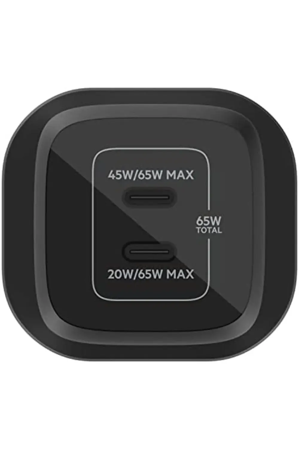 acelya 65W Dual USB Type C Duvar Şarj Cihazı, GaN Teknolojisi ile