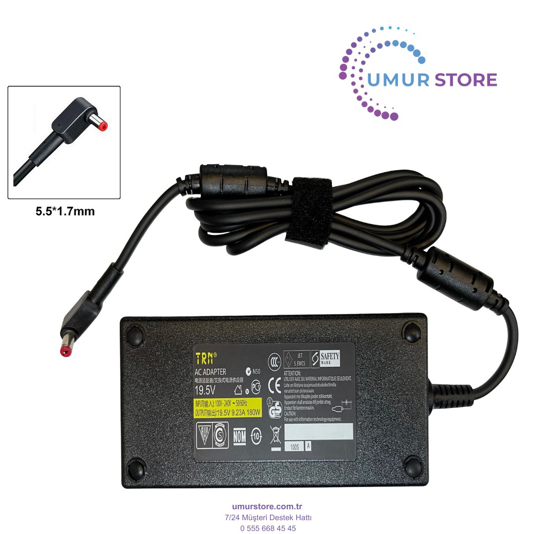 Acer ADP-180MB K 5.5x1.7mm Notebook Adaptörü