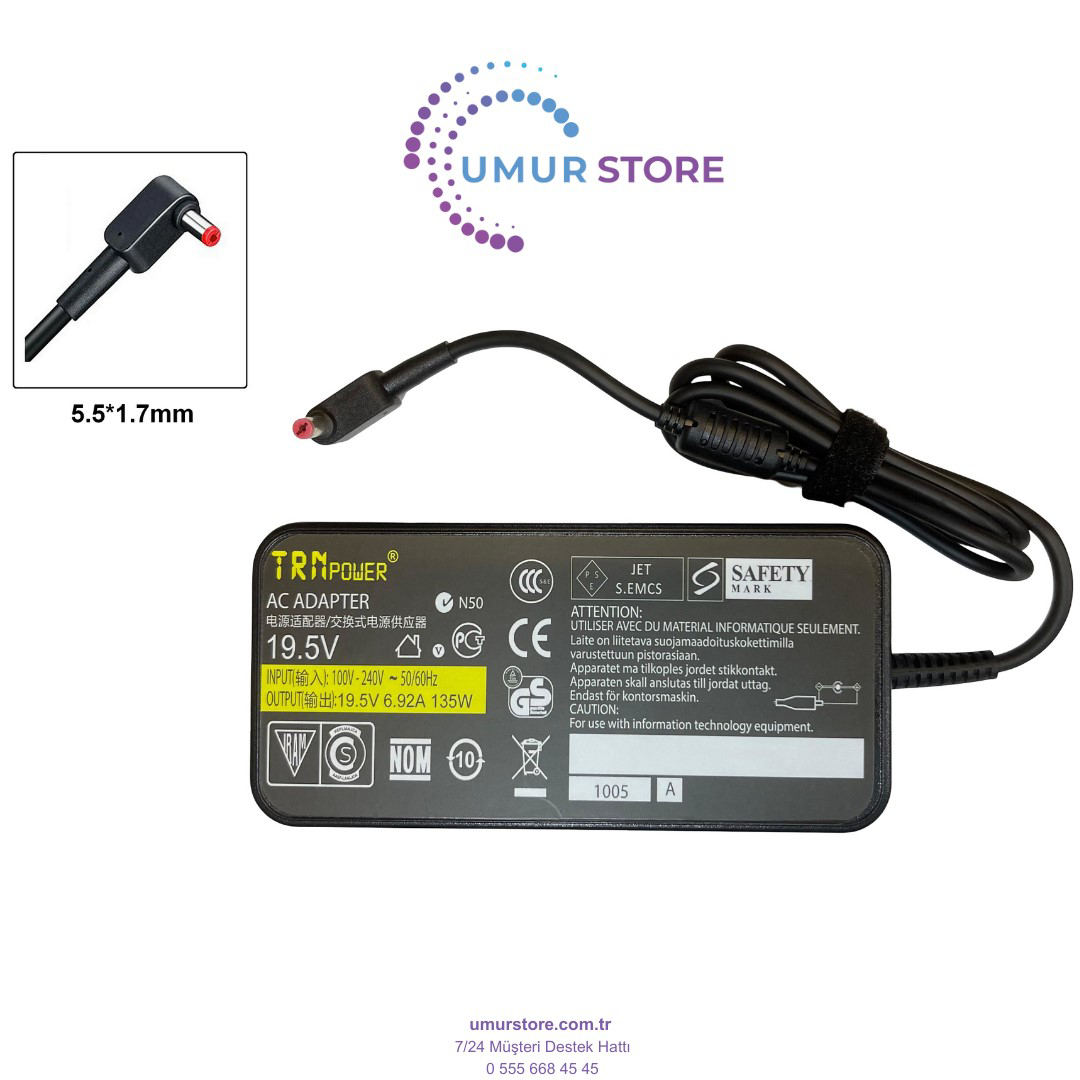 Acer Aspire 7 A715-42G-R016 Notebook Adaptörü