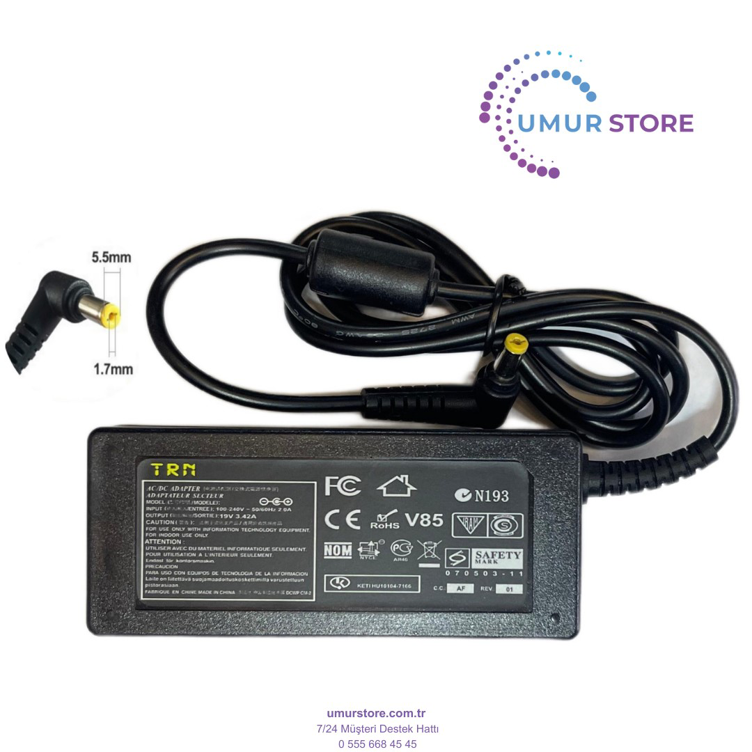Acer Aspire C24-1750 Hepsi Bir Adaptörü Acer Aspire C24-1750 Hepsi Bir Adaptörü