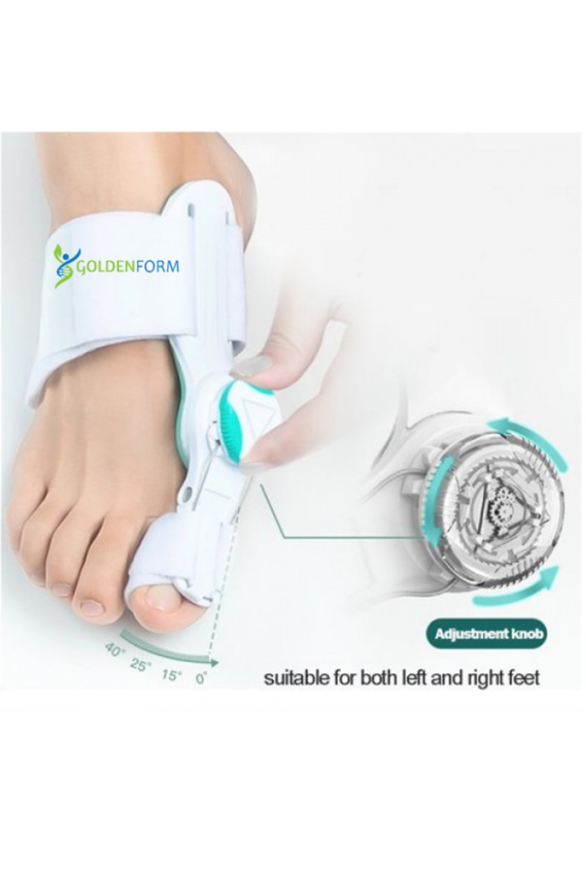 Açı Ayarlı Halluks Valgus Ateli - Ayak Baş Parmak Kemik Düzeltici