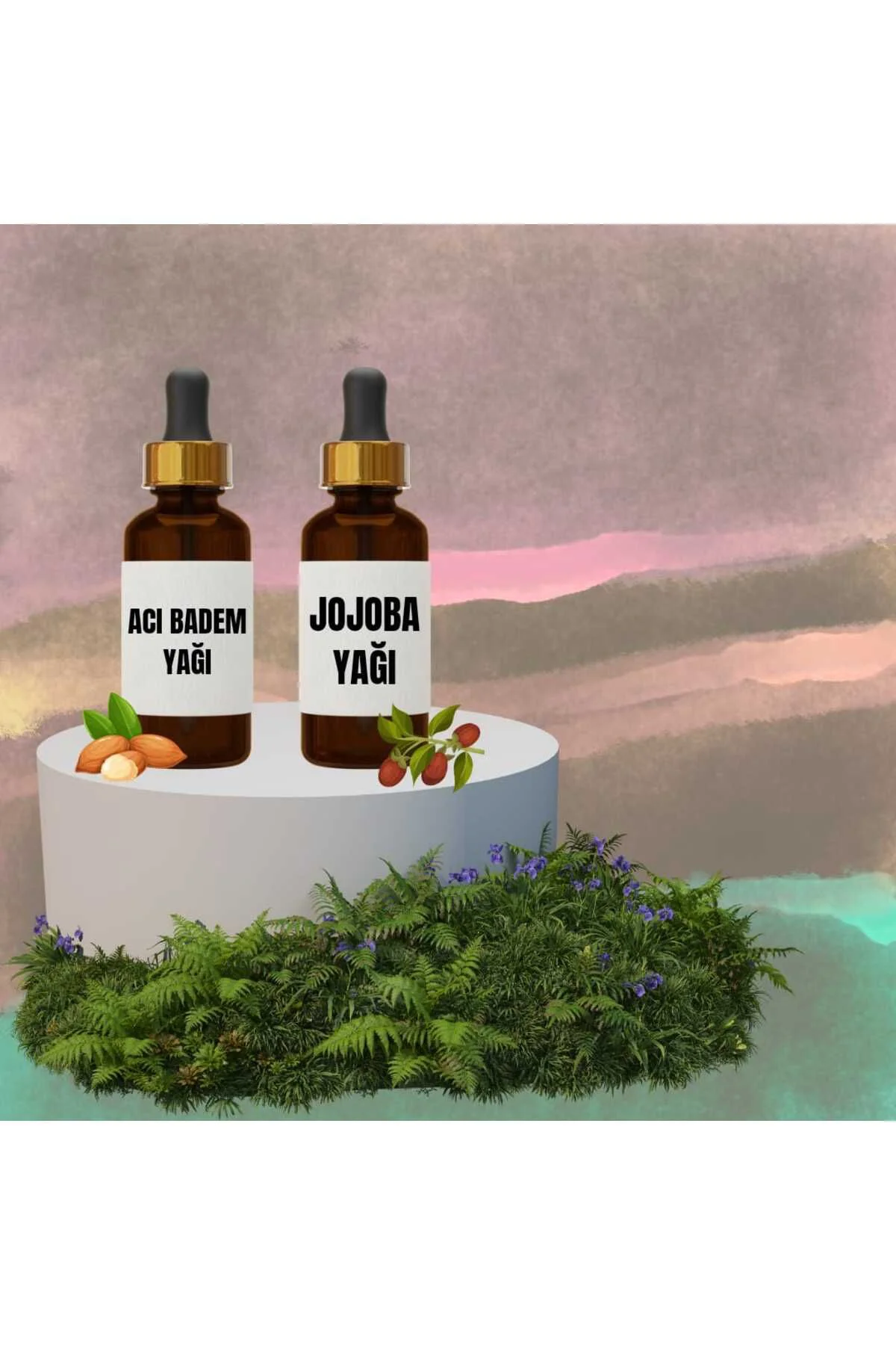 Acı Badem Yağı + Jojoba Yağı Acı Badem Yağı + Jojoba Yağı