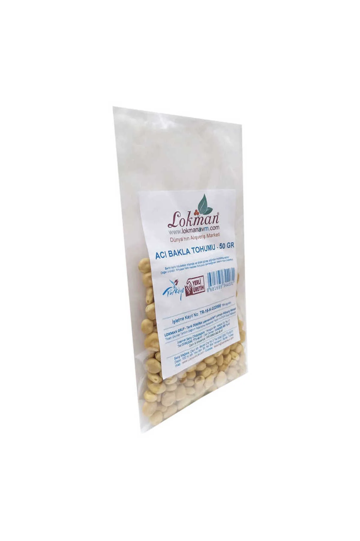 Acı Bakla Tohumu Yahudi Baklası Doğal 50 Gr Paket