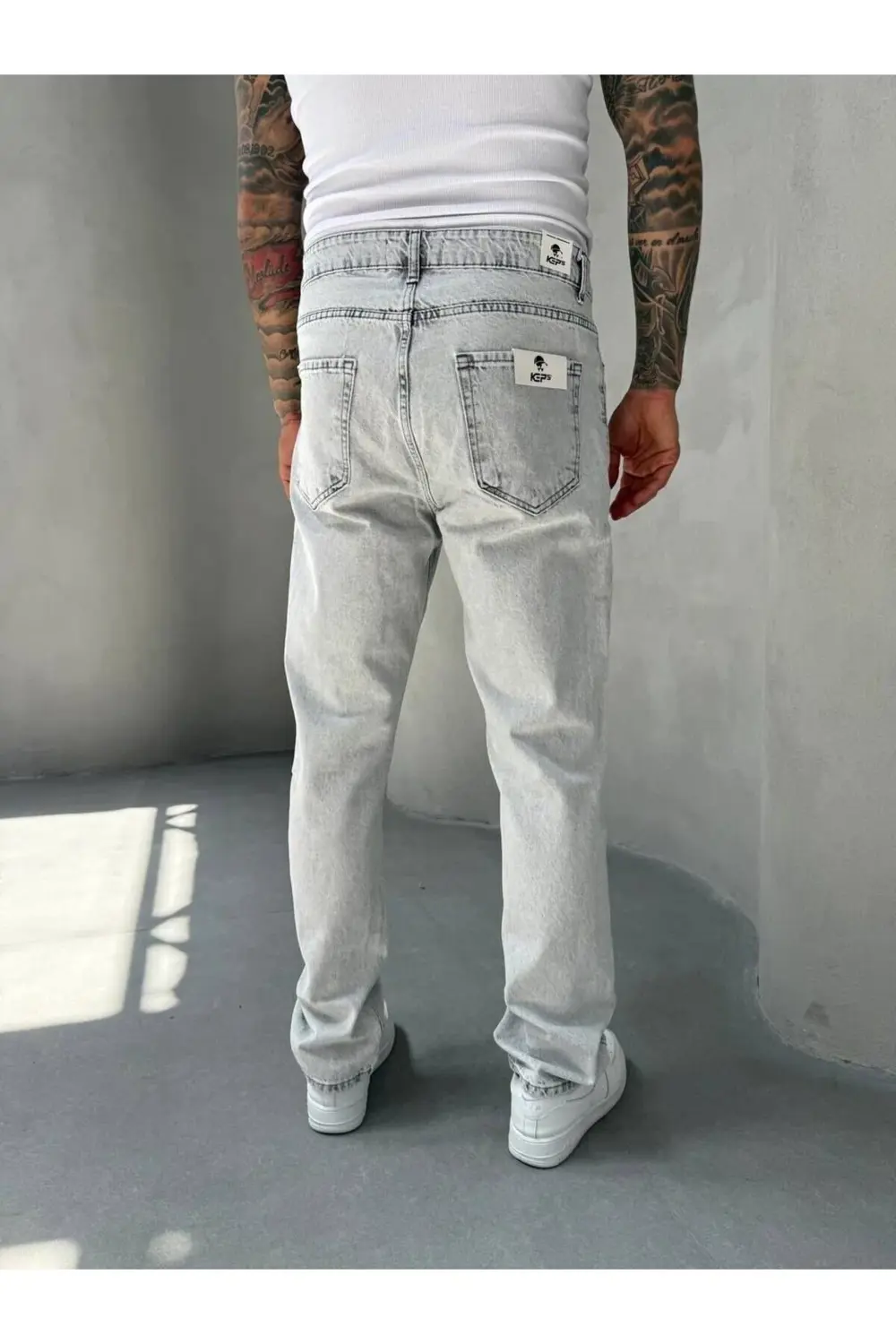 Açık Gri Keps Baggy