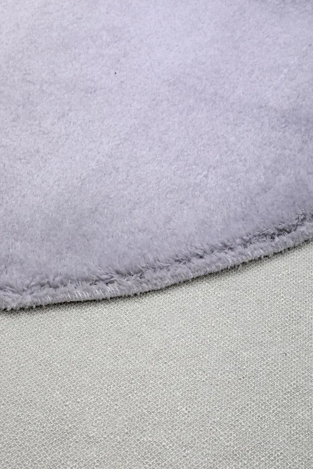 Açık Gri Mürdüm Oval Post Dokuma Halı Peluş Tavşan Tüyü Hissi Ant Açık Gri Mürdüm Oval Post Dokuma Halı Peluş Tavşan Tüyü Hissi Ant
