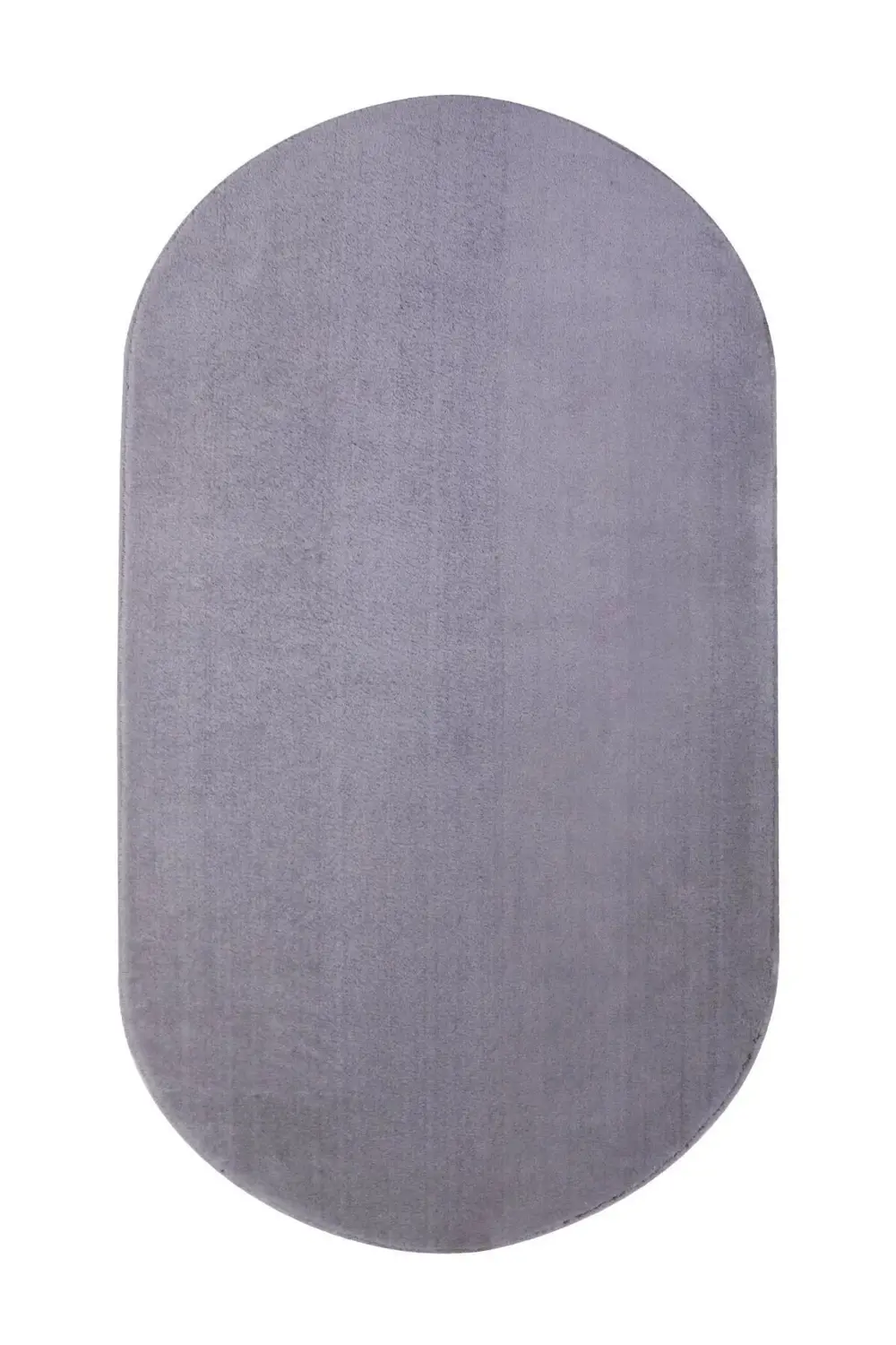Açık Gri Mürdüm Oval Post Dokuma Halı Peluş Tavşan Tüyü Hissi Ant Açık Gri Mürdüm Oval Post Dokuma Halı Peluş Tavşan Tüyü Hissi Ant