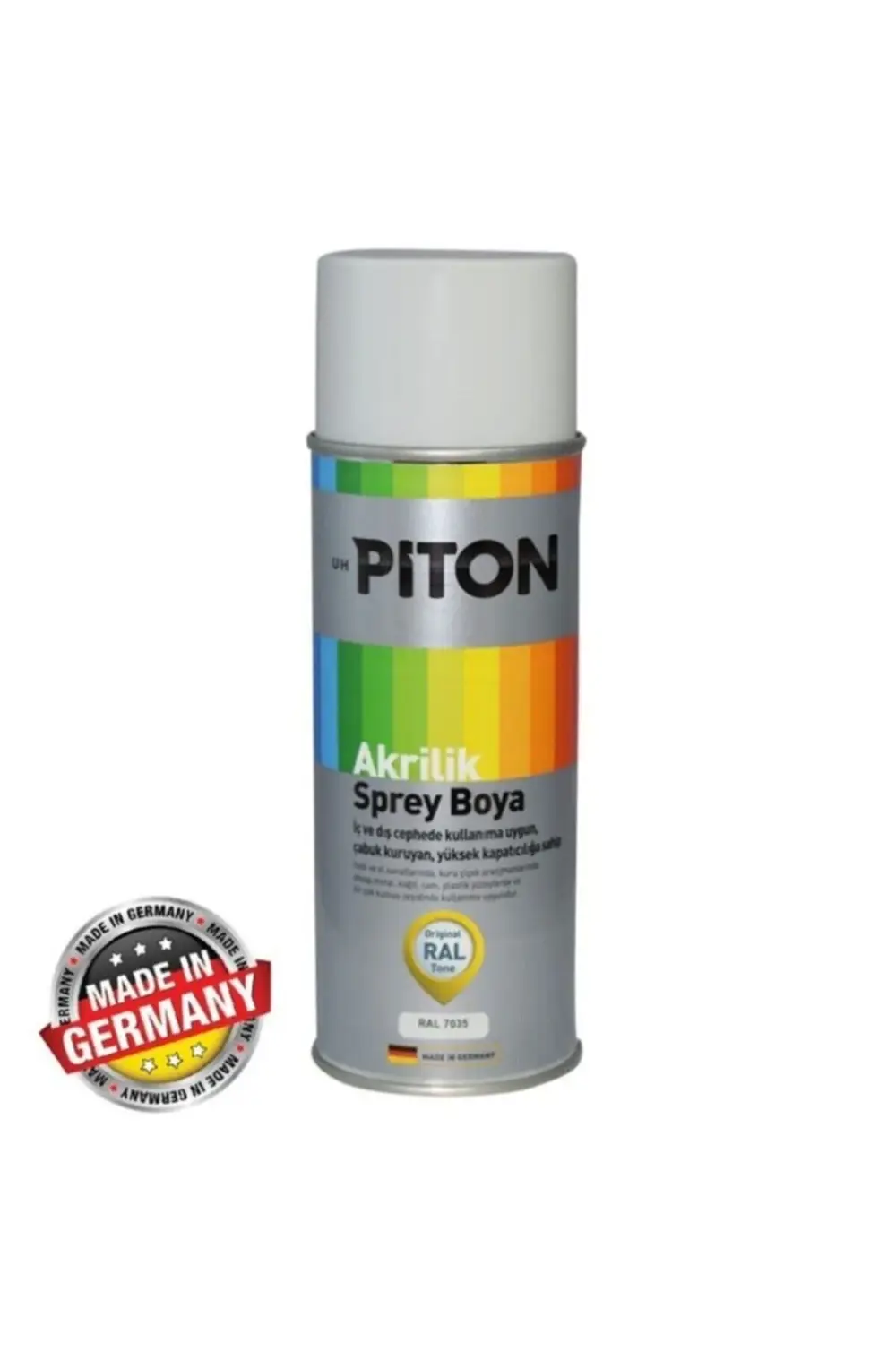 Açık Gri Sprey Akrilik Boya Ral 7035 400 ml