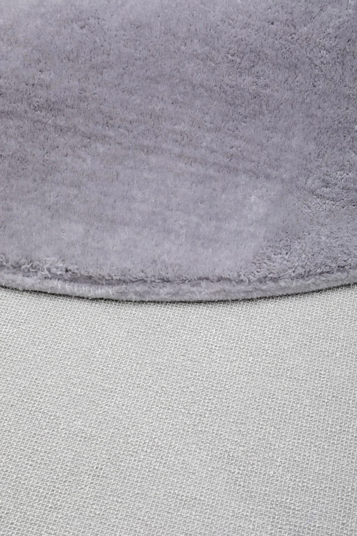 Açık Gri Yuvarlak Post Dokuma Halı Peluş Tavşan Tüyü Hissi Antibakteriyel 130X130 Açık Gri Yuvarlak Post Dokuma Halı Peluş Tavşan Tüyü Hissi Antibakteriyel 130X130