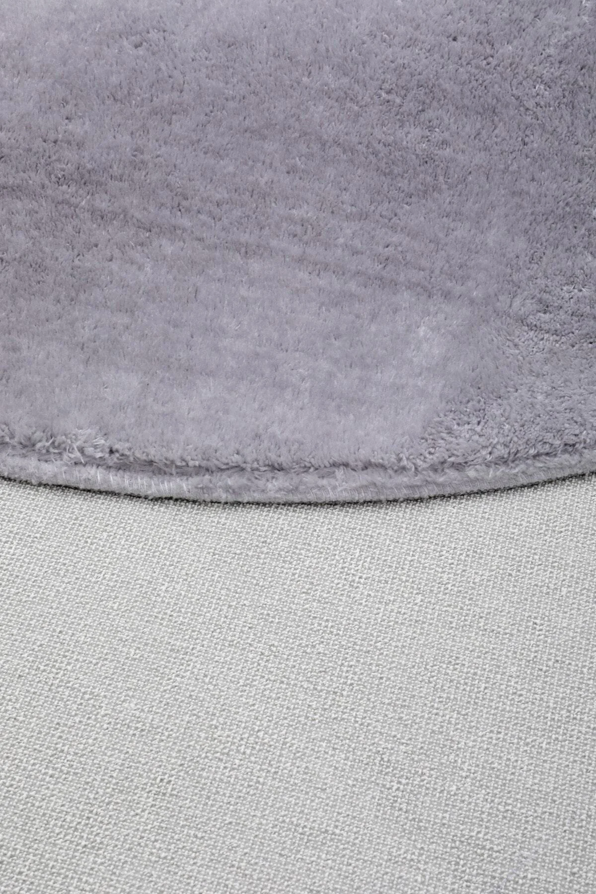 Açık Gri Yuvarlak Post Dokuma Halı Peluş Tavşan Tüyü Hissi Antibakteriyel 160X160 Açık Gri Yuvarlak Post Dokuma Halı Peluş Tavşan Tüyü Hissi Antibakteriyel 160X160