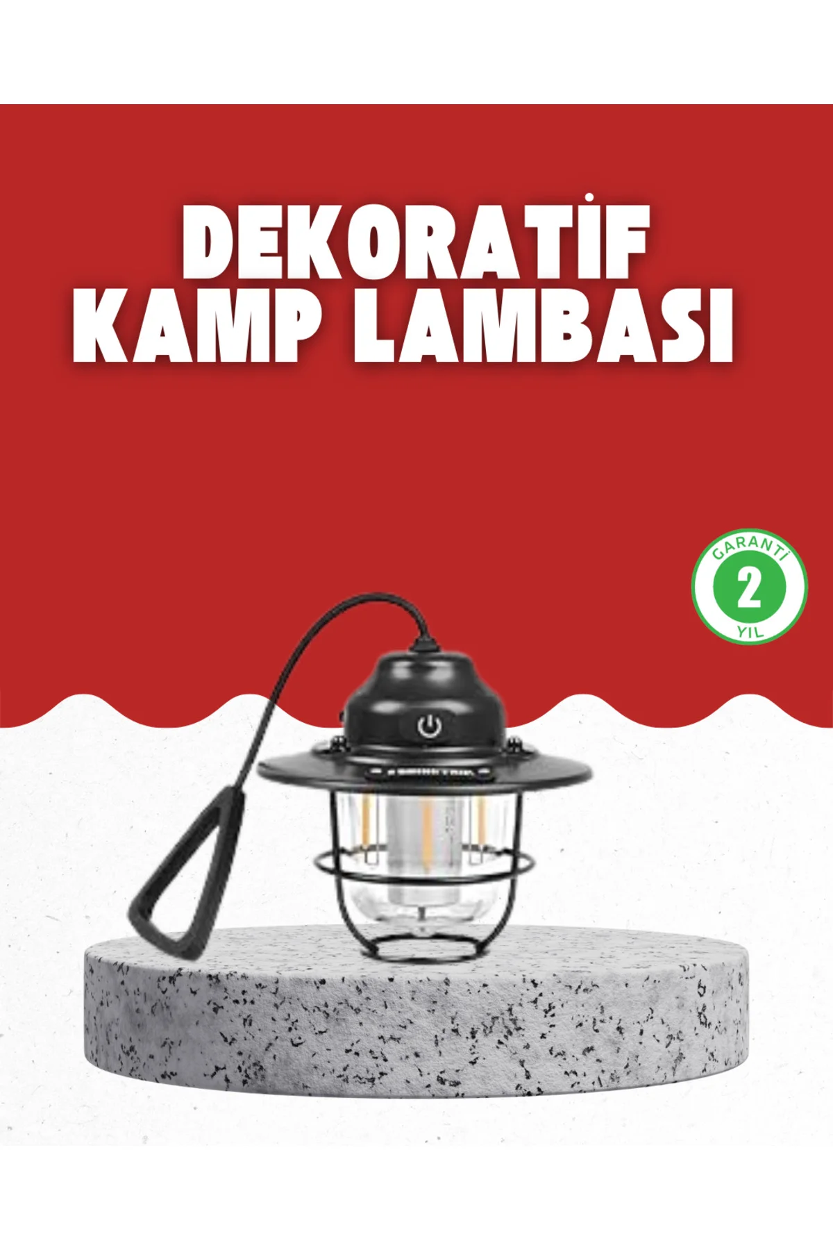 Açık Hava Etkinlikleri İçin Çam Kozalağı Gece Işığı