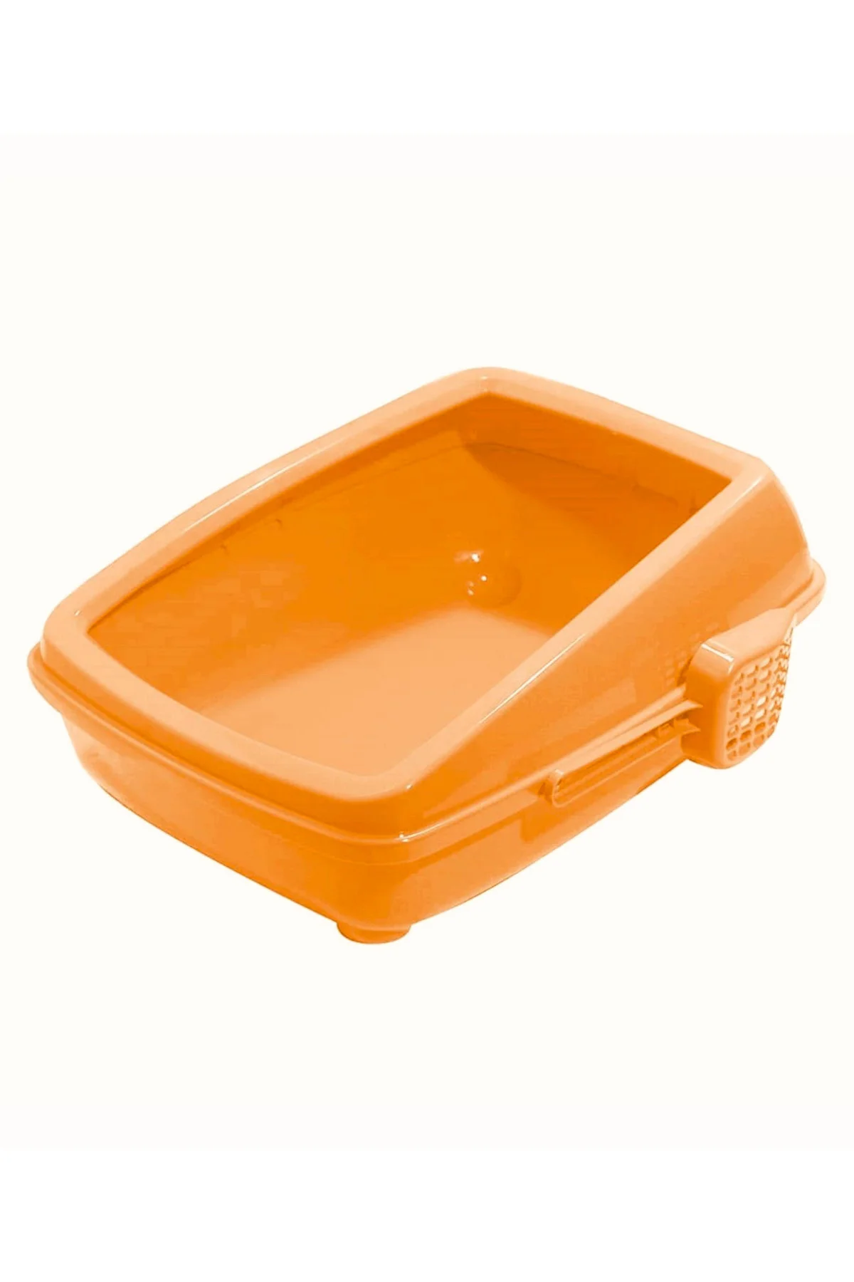 Açık Kedi Tuvalet Kum Kabı Turuncu 17*37*50 cm