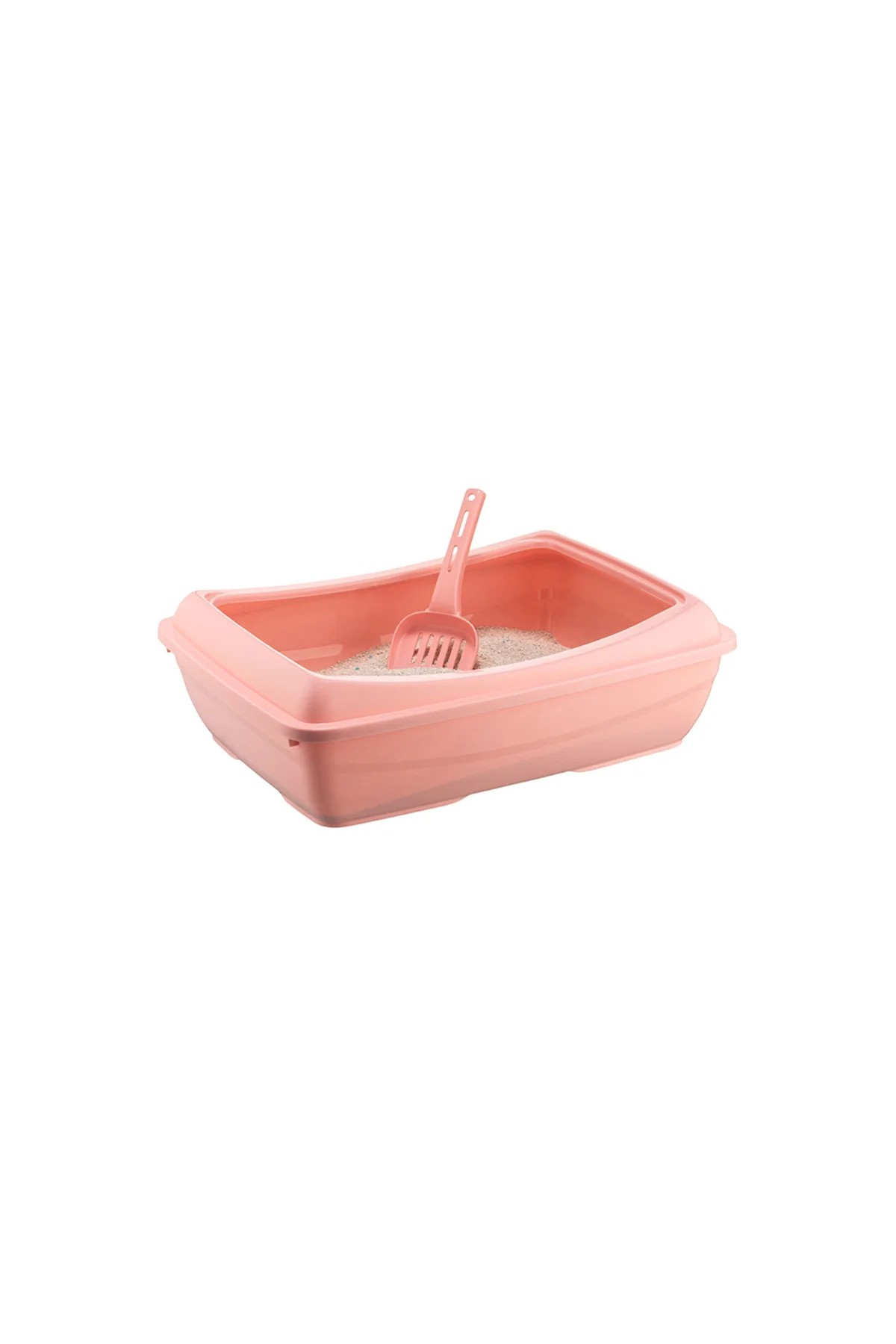 Açık Kedi Tuvalet Kum Kabı 12*37*50 cm Karışık Renklerde