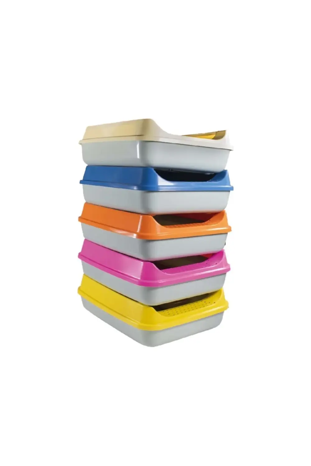 Açık Kedi Tuvaleti Kürek Hediyeli ( Renk Turuncu )