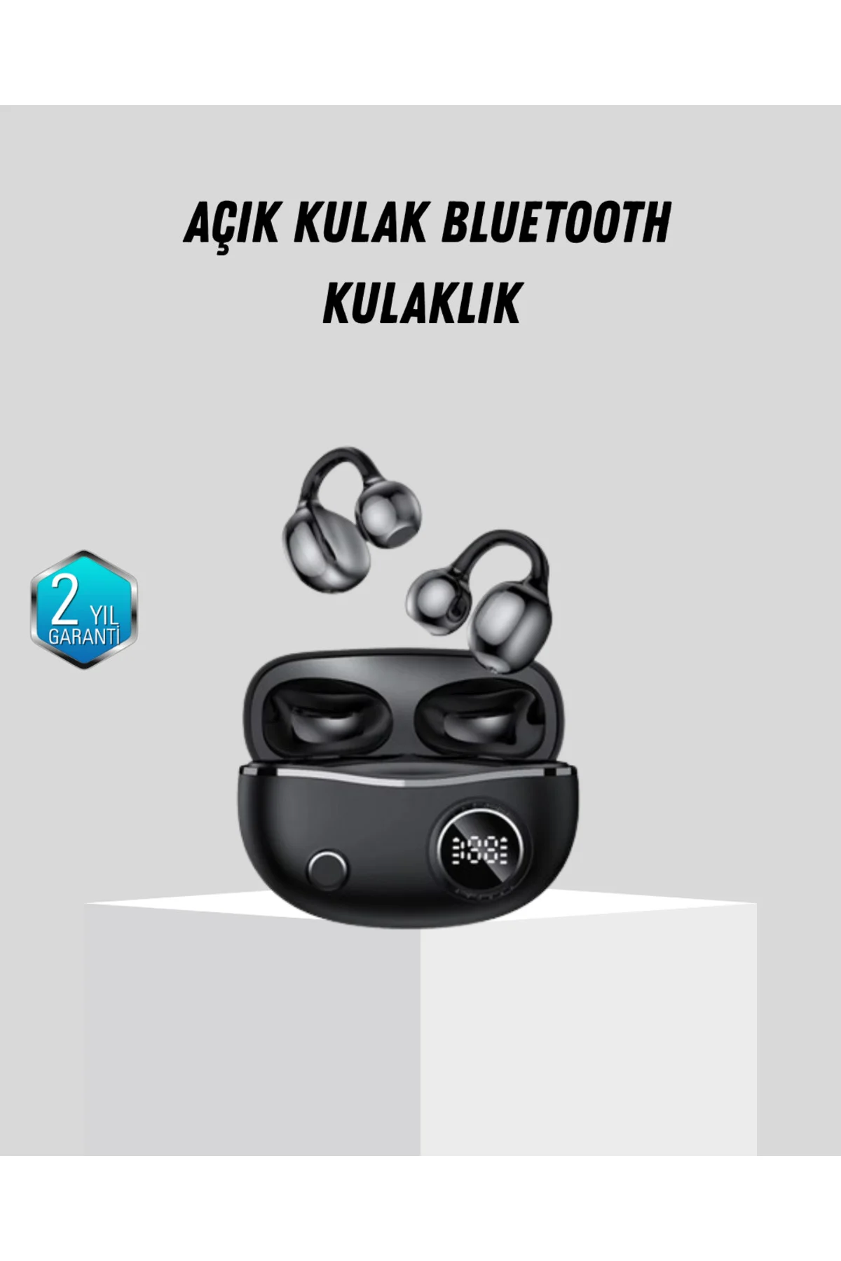 Açık Kulak Bluetooth Kulaklık 5.4 APTX Destekli Ergonomik Tasarım