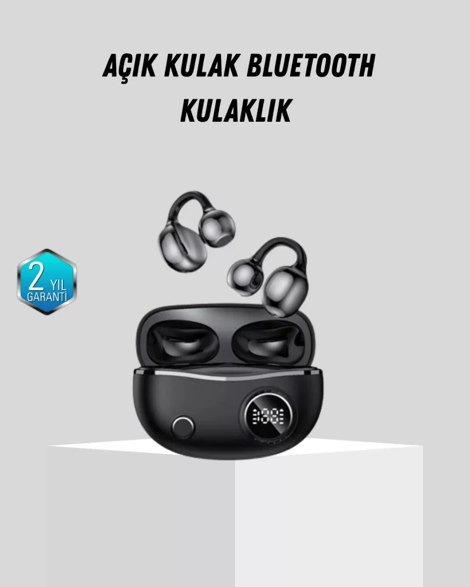 Açık Kulak Bluetooth Kulaklık 5.4 APTX Destekli Ergonomik Tasarım - Lisinya