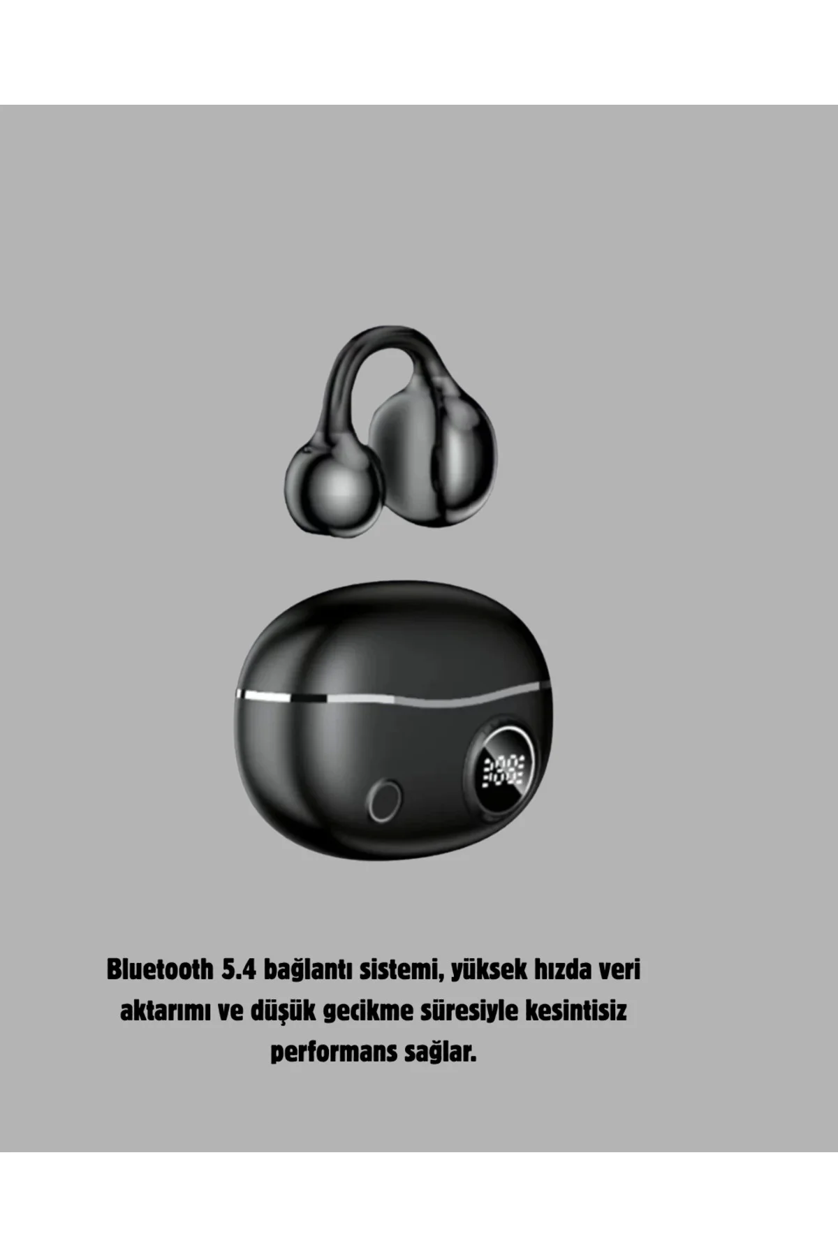 Açık Kulak Bluetooth Kulaklık 5.4 APTX Destekli Ergonomik Tasarım