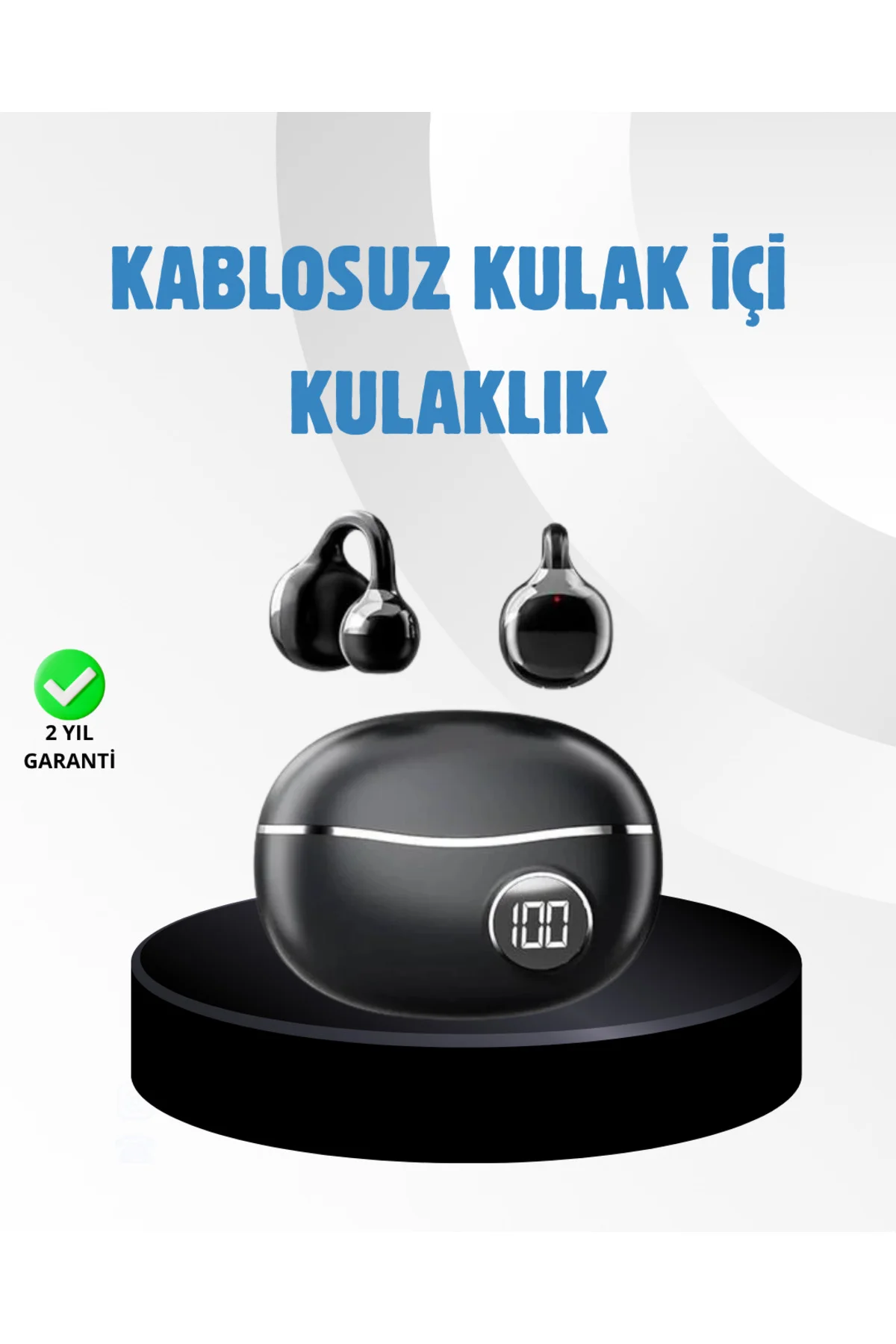 Açık Kulak Kablosuz Bluetooth Kulaklık – Konforlu Tasarım Ve Uzun Süreli Kullanım