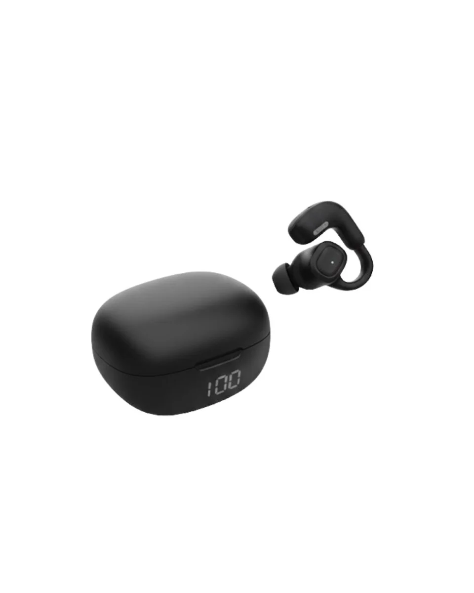 Açık Kulak Kablosuz Spor Kulaklık Dual Mikrofon ve LED Göstergeli Pil Takibi Modeli