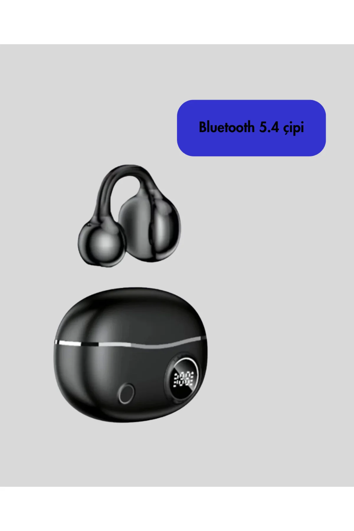 Açık Kulak Tasarımlı Bluetooth 5.4 Kablosuz Kulaklık – Uzun Pil Ömrü