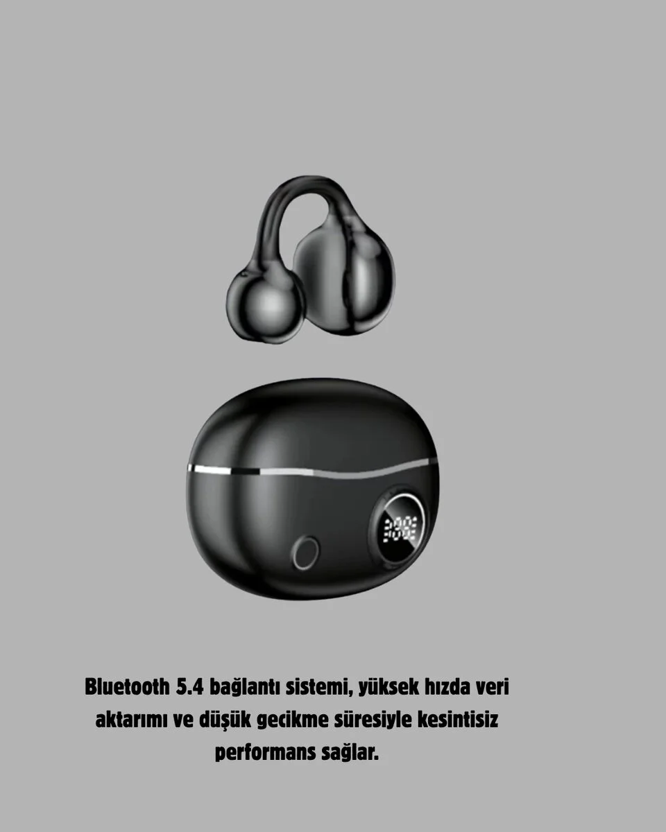 Açık Kulaklık Spor Bluetooth 5.4 Hafif APTX Ses Teknolojili - En Konforlu Kulak İçi Alternatifi