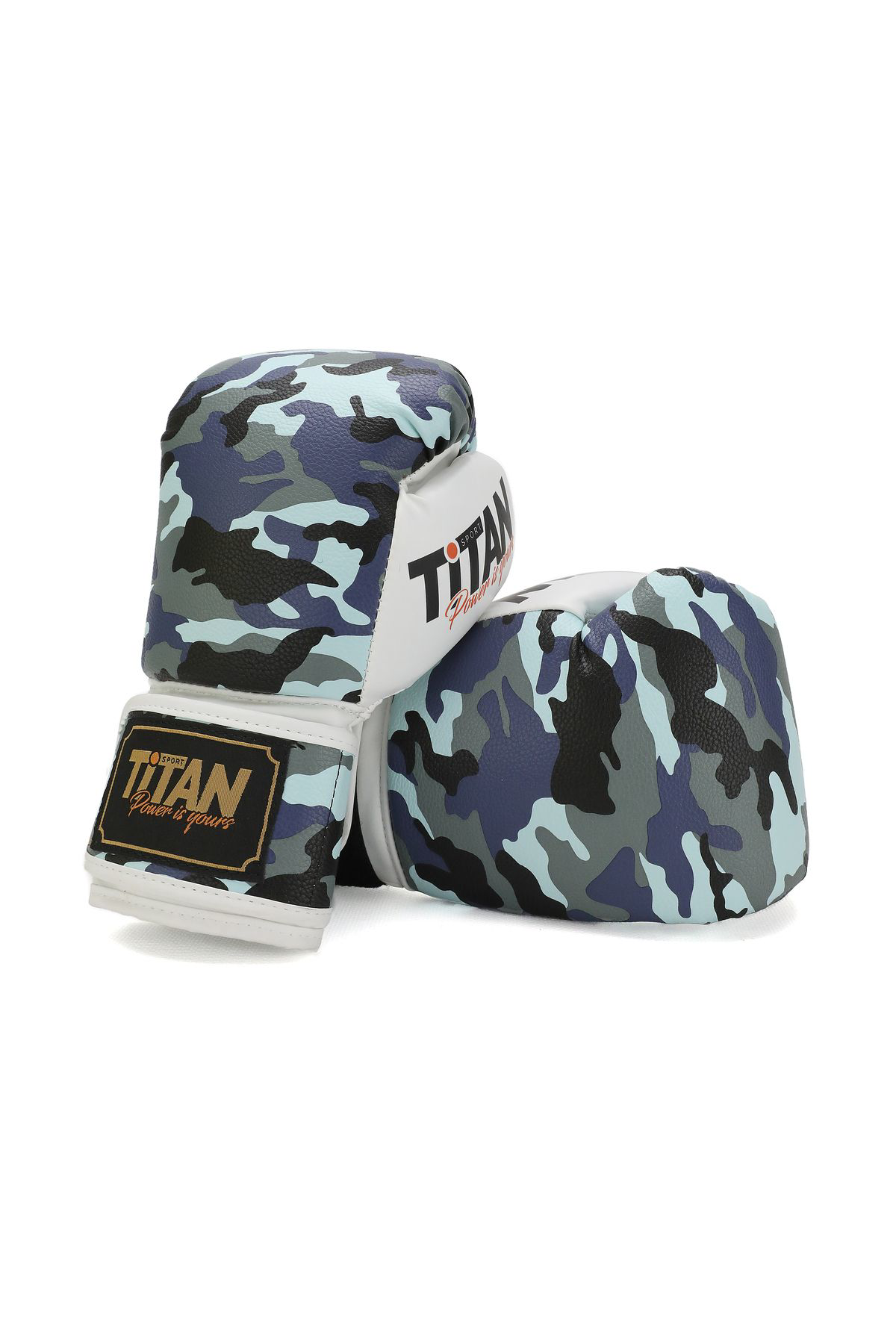 Titan Sport Açik Mavi Kamuflaj Boks Eldiveni
