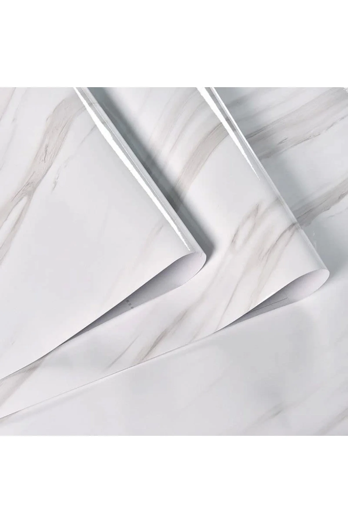 Açık Mermer Desenli Yapışkanlı Kaplama Kağıdı Büyük Boy 5 Metre -