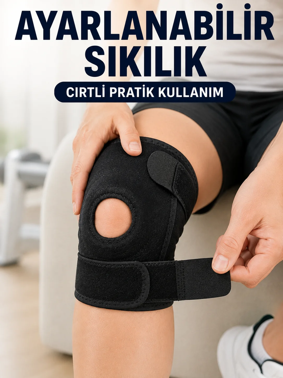 Açık Patella Dizlik Diz Kapağı Destekli Ayarlanabilir Cırtlı Sporcu Dizliği Fiyatı, Yorumları ve Özellikleri