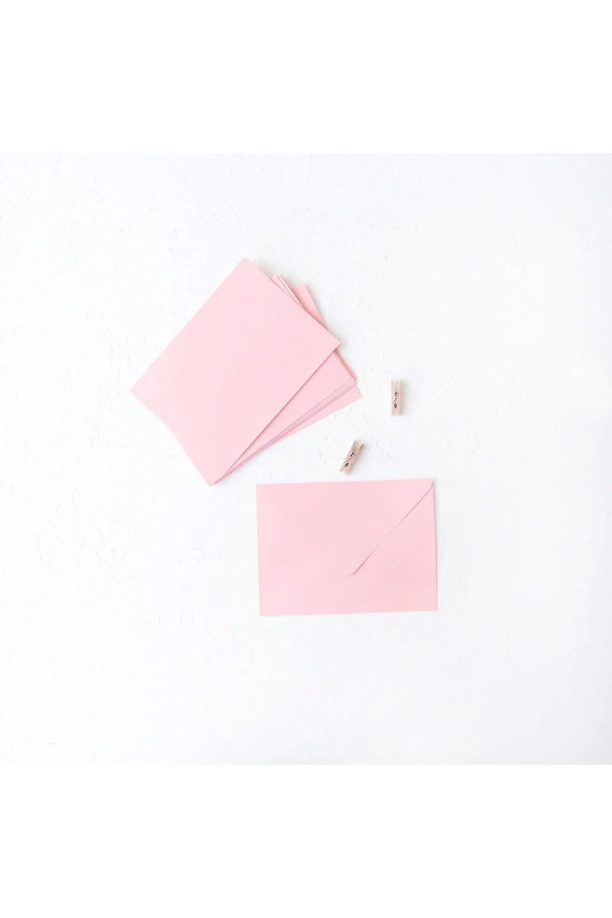 Açık pembe standart zarf, 13x18 cm 25 adet