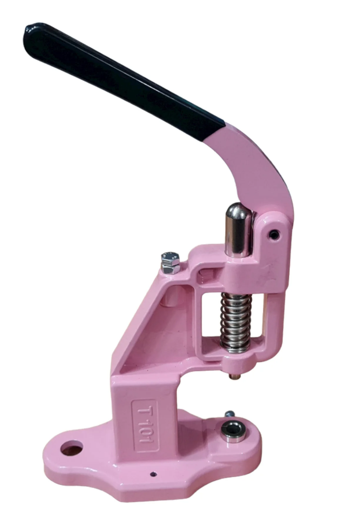 Açık Pembe Tulumba El Presi - Delme, Kuş Gözü, Çıtçıt, Rivet Çakı