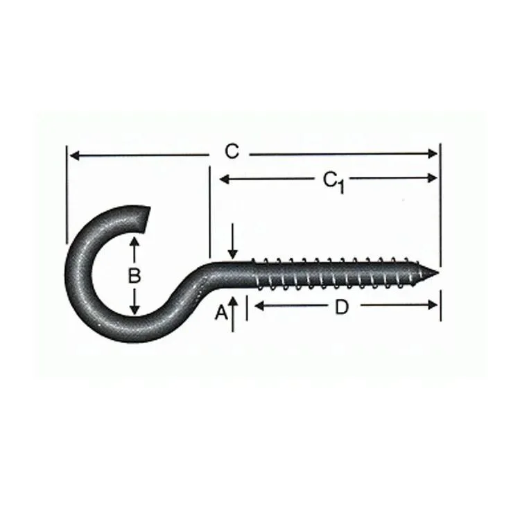 Açık Piton Kanca Çengel 21x80mm - 100'lü Paket Paslanmaz Çelik Askı ve Montaj Çengel Fiyatı, Yorumları ve Özellikleri