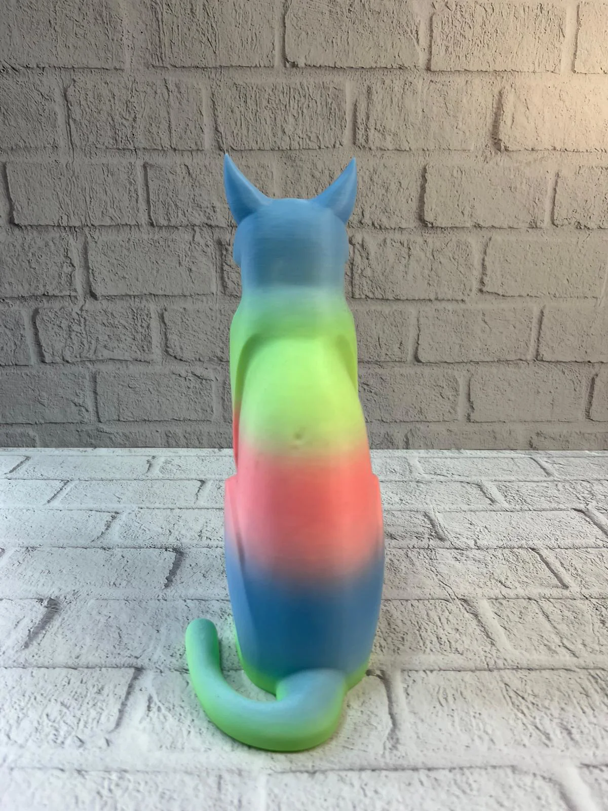 Açık Rainbow Kedi Biblo Modern Salon ve Raf Dekoru