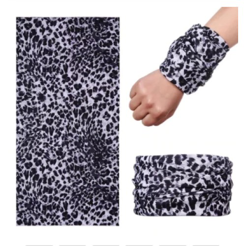 Açık Renk Leopar Baf Bandana Maske Açık Renk Leopar Baf Bandana Maske