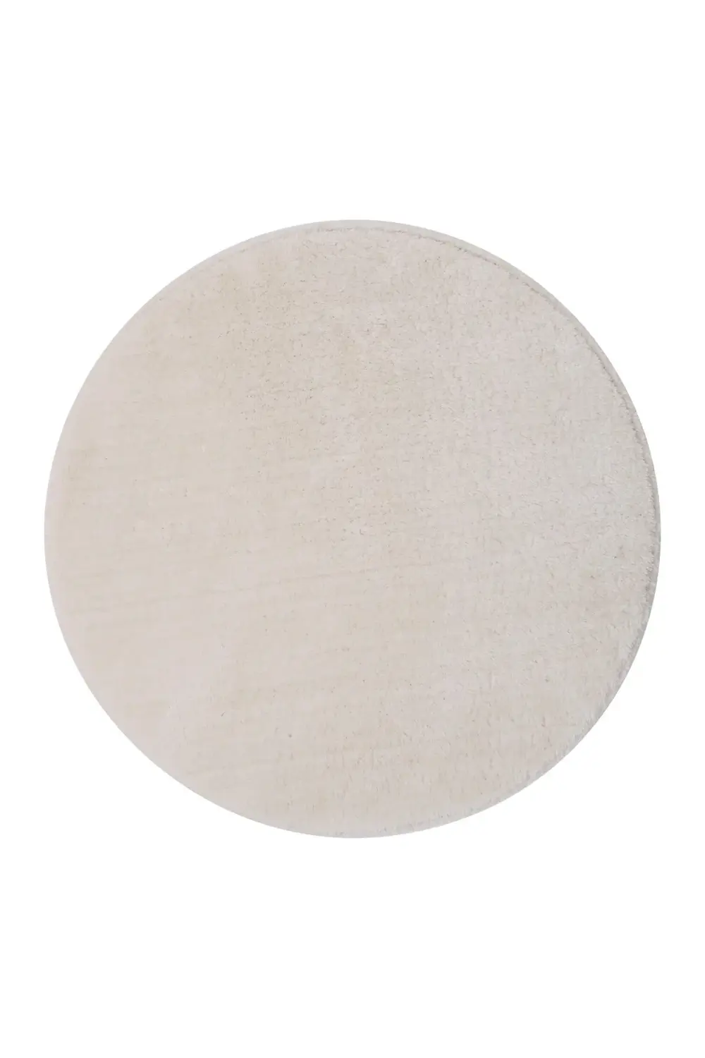 Açık Vizon Yuvarlak Post Dokuma Halı Peluş Yumuşacık Antibakteriy