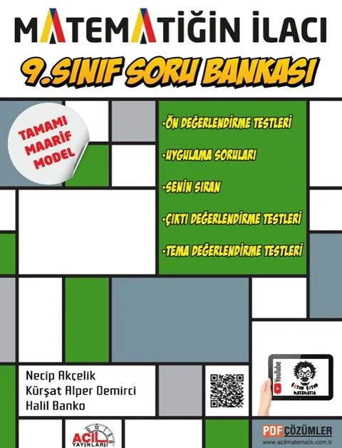 Acil 9. Sınıf Matematiğin İlacı Soru Bankası Acil 9. Sınıf Matematiğin İlacı Soru Bankası