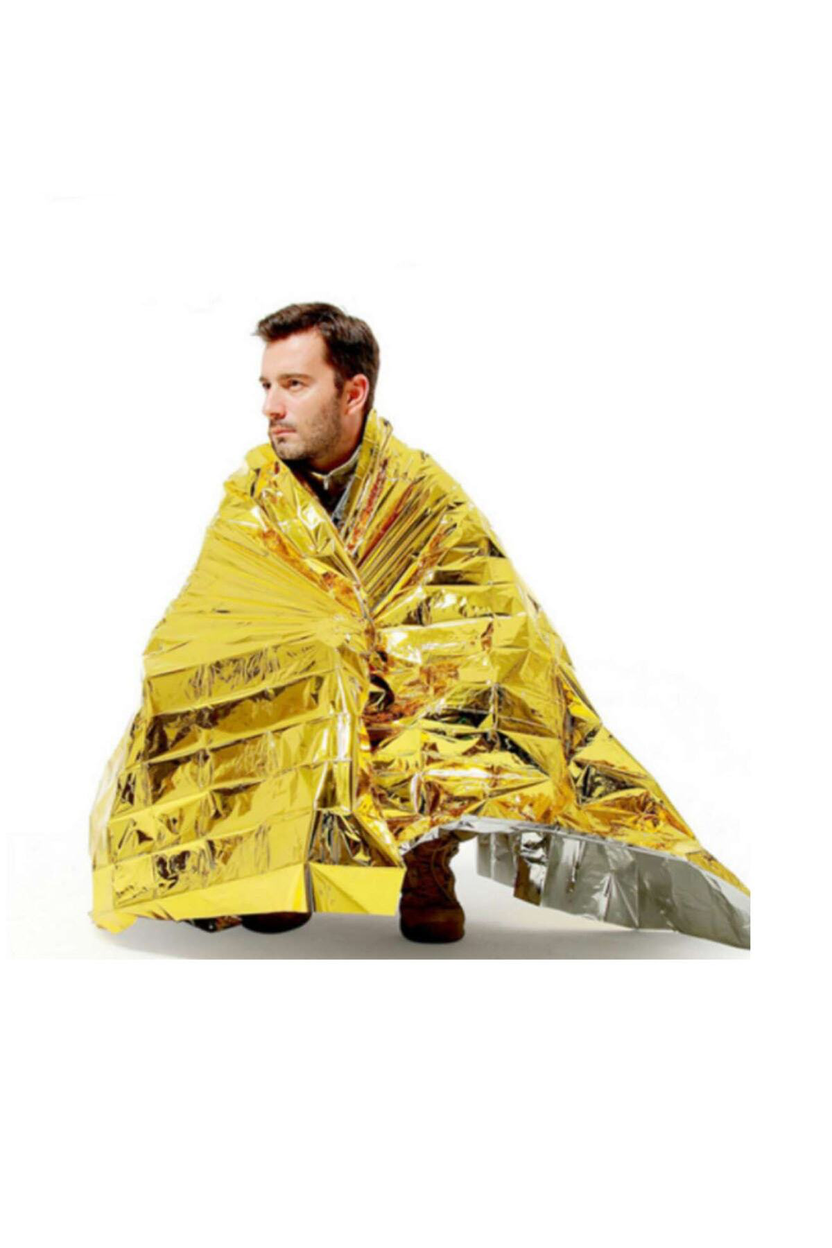 Acil Durum Ilk Yardım Battaniyesi Deprem Yanık Termal Battaniye N