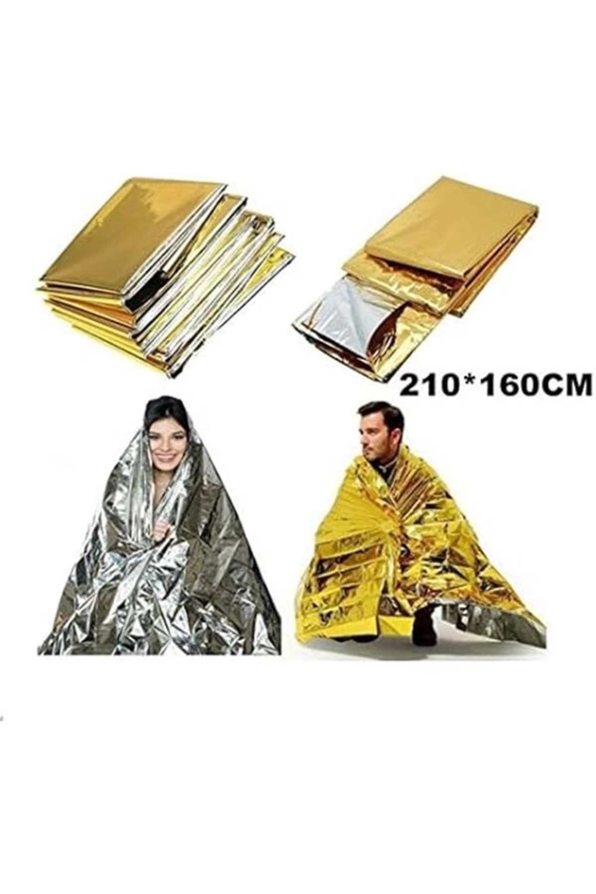 Acil Durum Ilk Yardım Battaniyesi Deprem Yanık Termal Battaniye N