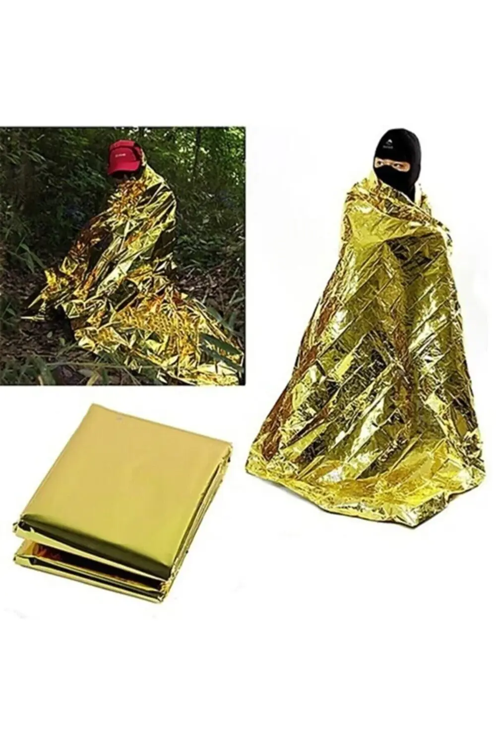 Acil Durum Ilk Yardım Battaniyesi Deprem Yanık Termal Battaniye N