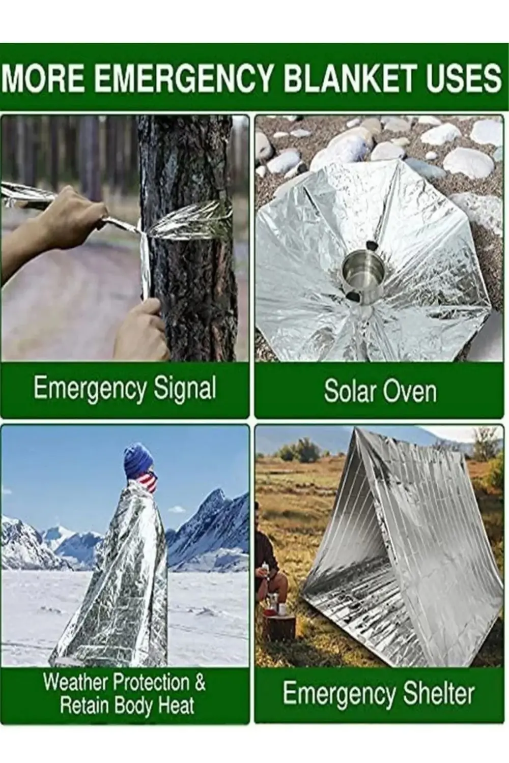 Acil Durum Ilk Yardım Battaniyesi Deprem Yanık Termal Battaniye N