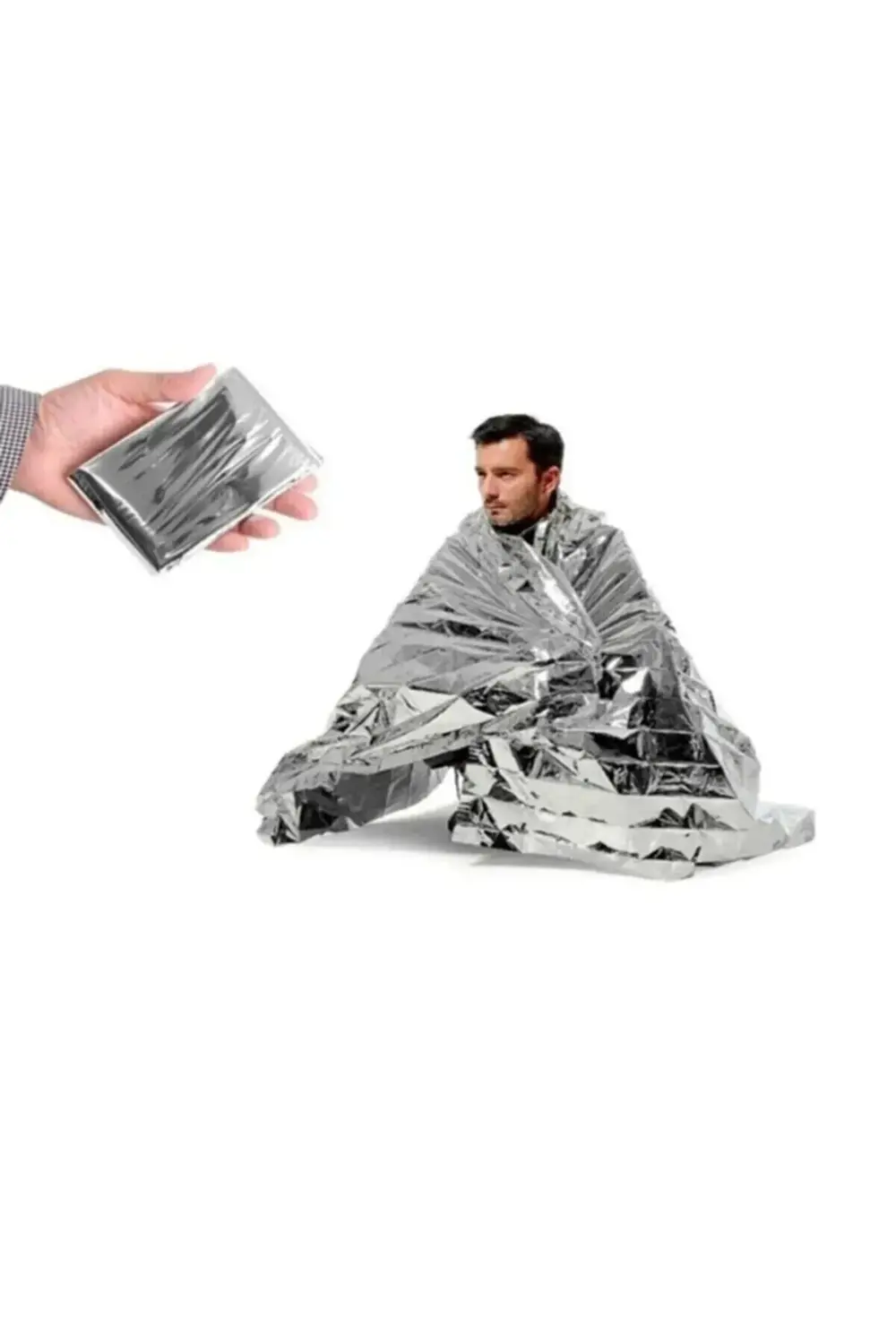 Acil Durum Ilk Yardım Deprem Yanık Termal Battaniye Nem Ve Soğukt