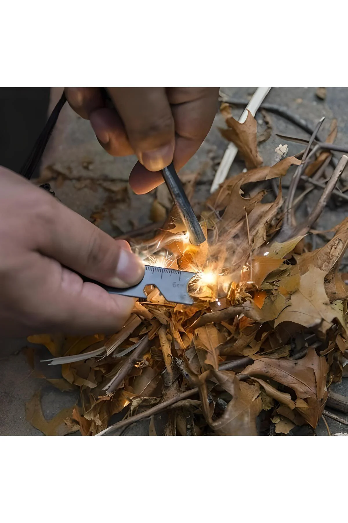 Acil Durum Magnezyum Çubuk Çakmaktaşı Hayatta Kalma Ateş Başlatıc