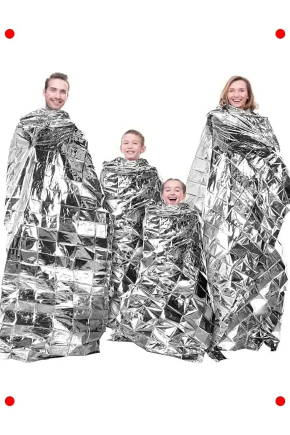 Acil Durum Termal Battaniyesi - Gümüş - 130x210 cm