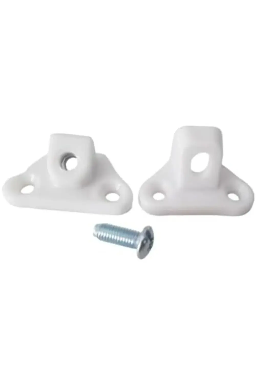 Açılı T Bağlantı Çektirme Beyaz Plastik Köşe Birleştirme Kelebek